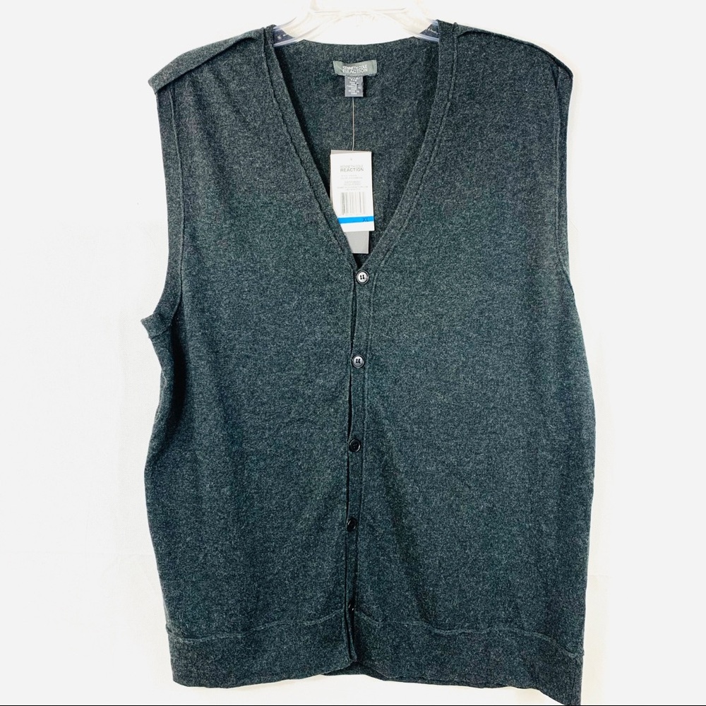 Kenneth Cole Reaction Buttoned Down V-Neck Vest
